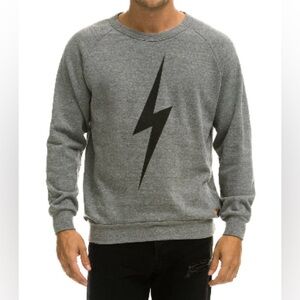 Aviator Nation grey bolt sweatshirt M
